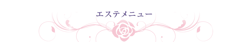 エステメニュー