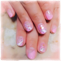 ホームページ限定桜ネイル(*ﾟ▽ﾟ*)の画像